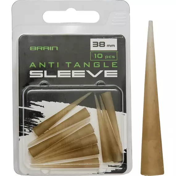 Протизакручувач Brain Anti Tangle Sleeve 38mm (10 шт / уп) Brown SGXA-CA08-4, фото 